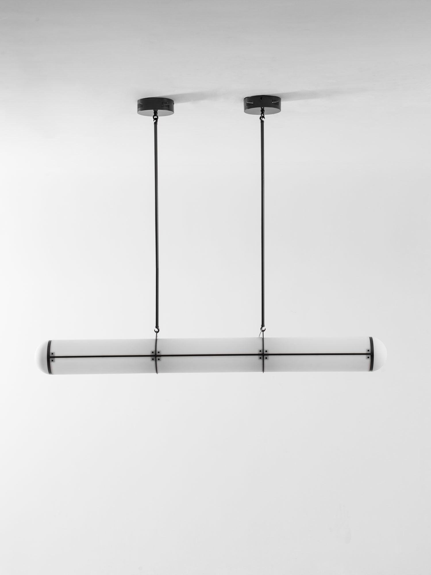 Endless Linear Cylinder Dimmable LED Pendant Light for Kitchen Islands