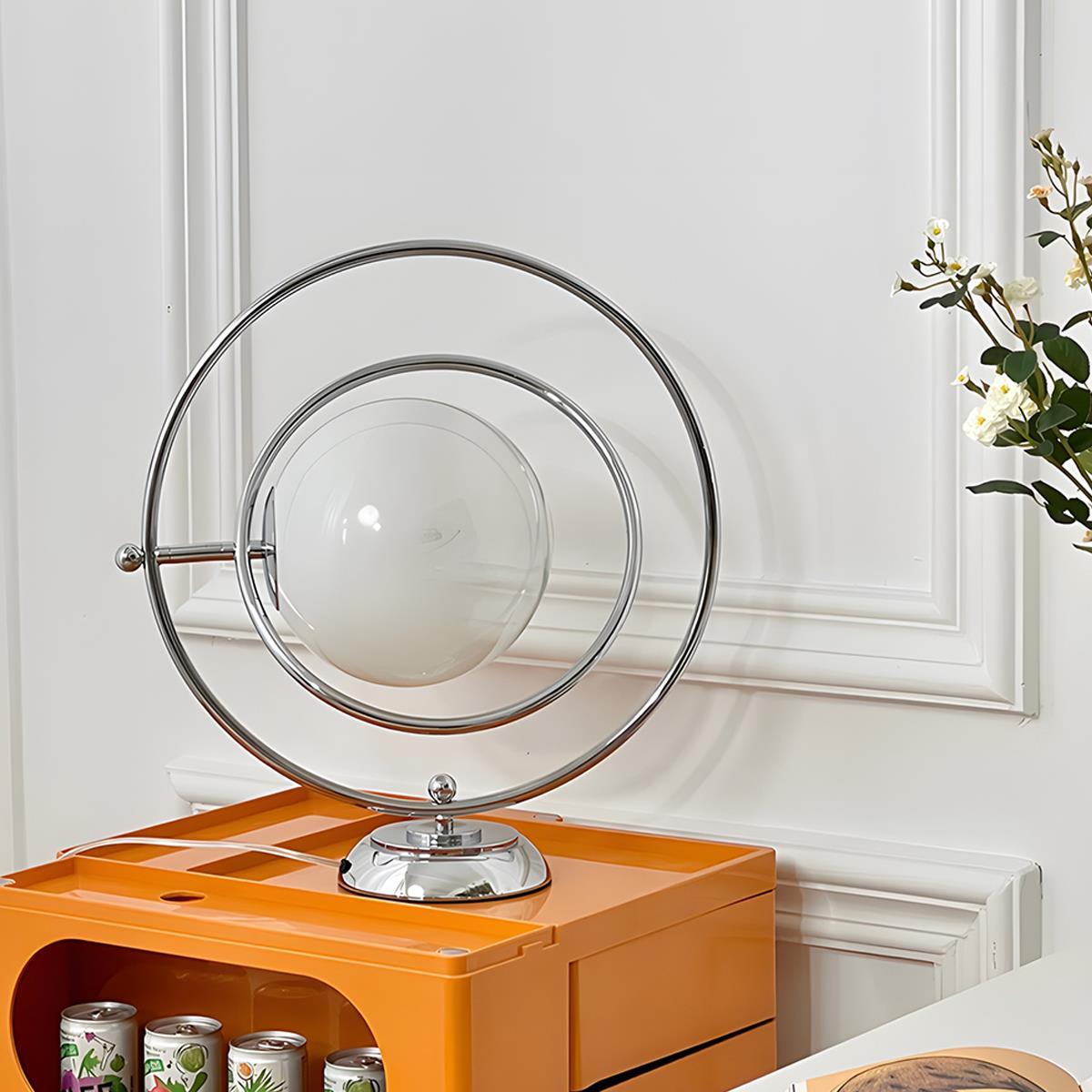 Nova Rotating Galaxy Globe LED Table Lamp for Bedroom & Living Room