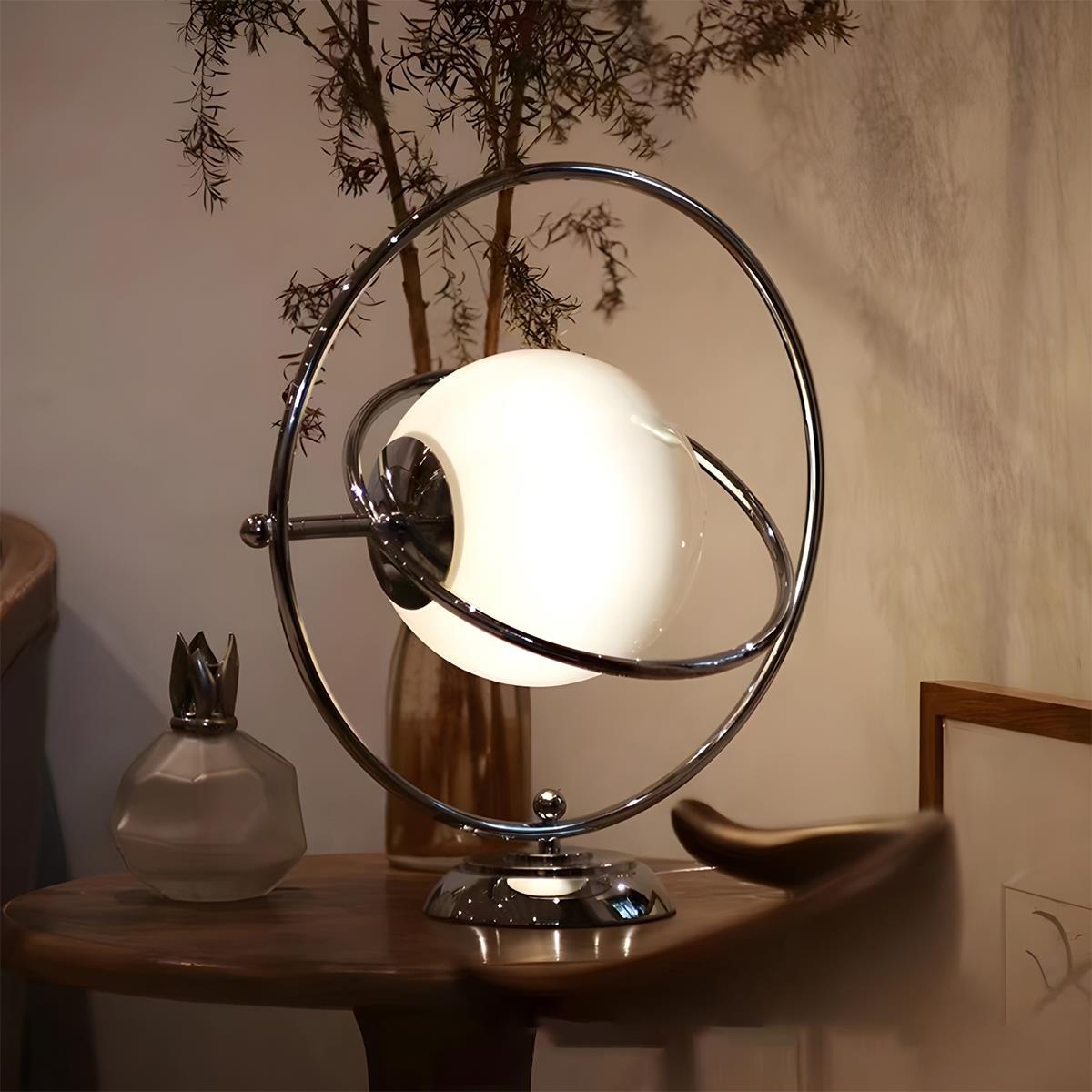 Nova Rotating Galaxy Globe LED Table Lamp for Bedroom & Living Room