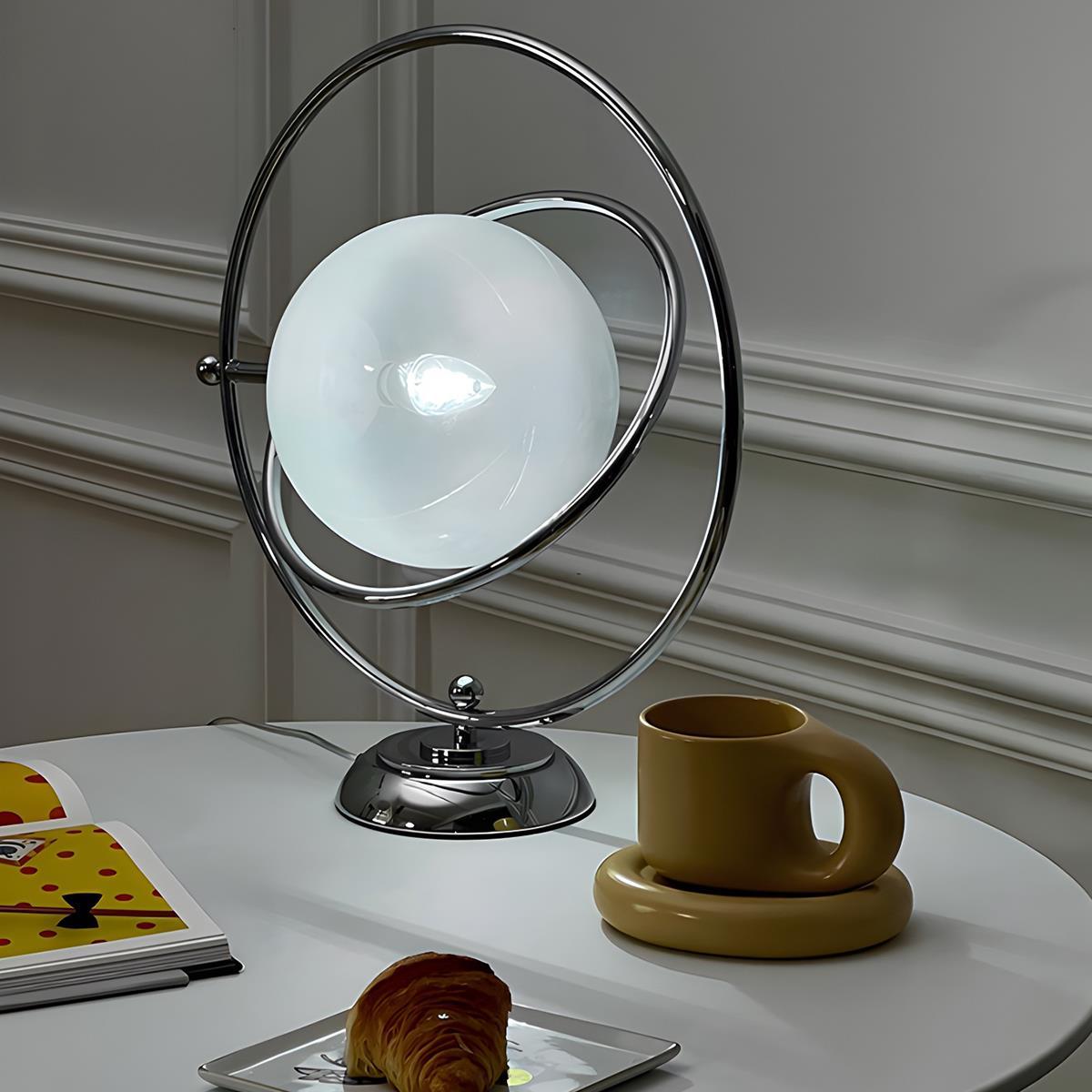 Nova Rotating Galaxy Globe LED Table Lamp for Bedroom & Living Room