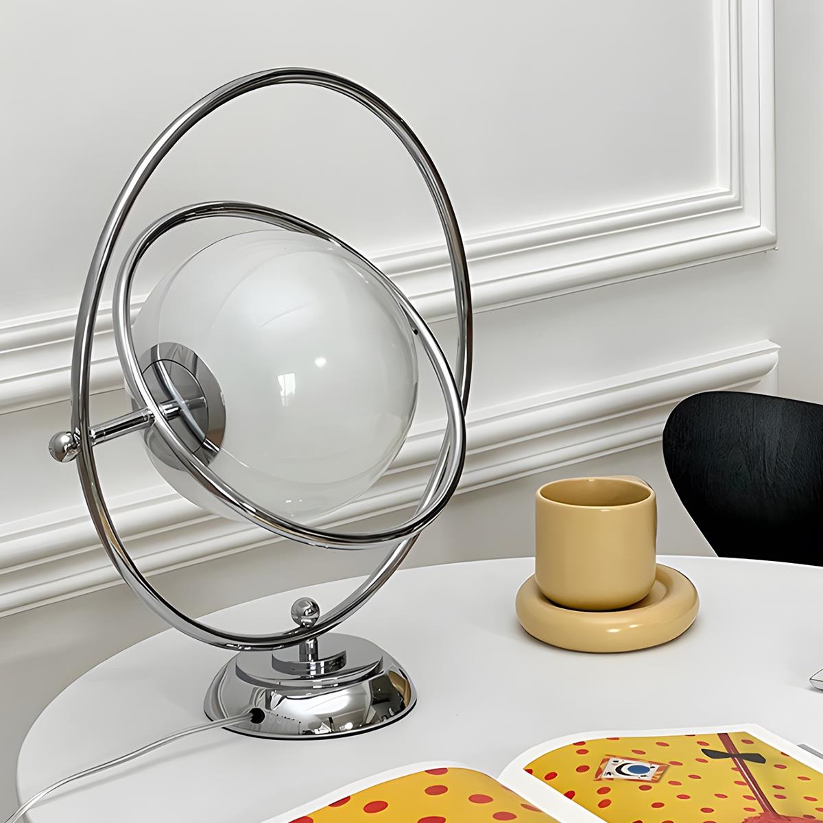 Nova Rotating Galaxy Globe LED Table Lamp for Bedroom & Living Room