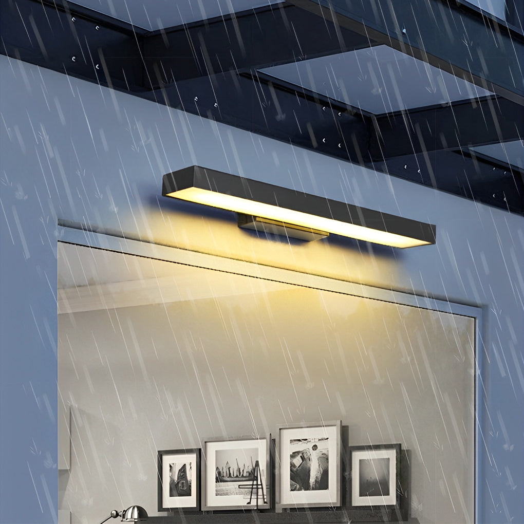 Vector Linear IP65 Outdoor Wall Light with Motion Sensor for Corridors